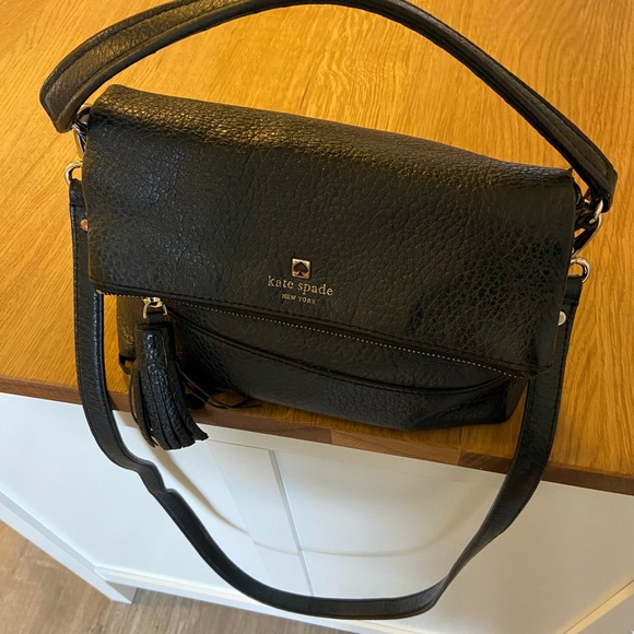 Kate Spade - pebbled leather, cross-body bag. Short & Long straps.